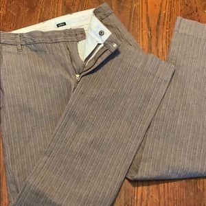 Brown pin stripe pattern